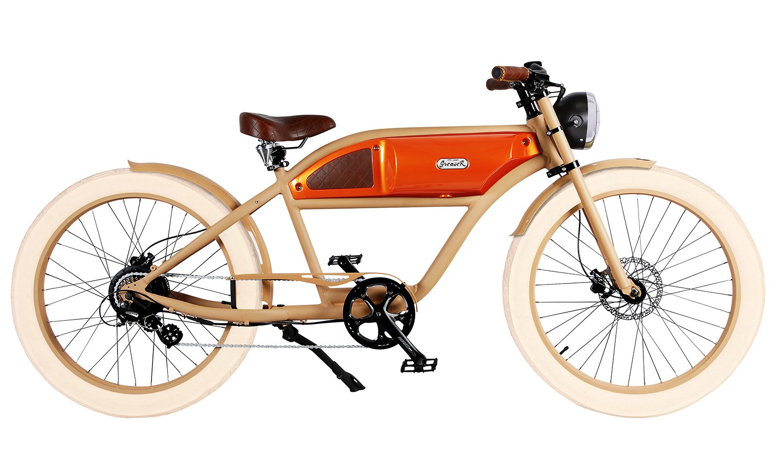 Sand Orange Tank Brown Accents Tan Tire